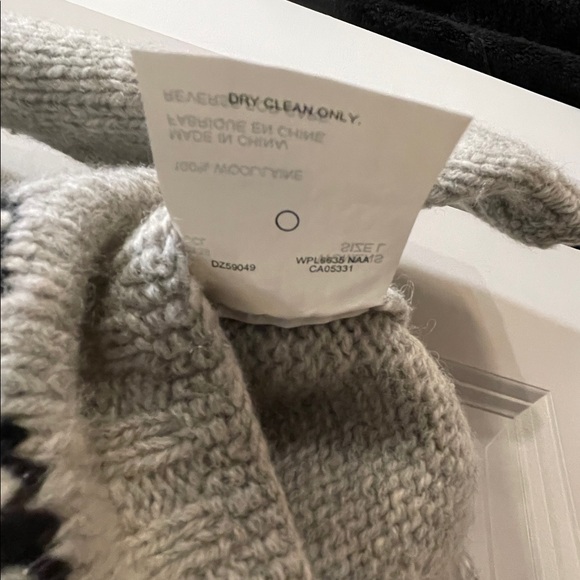 Woolrich Gray Sheep Pattern Sweater